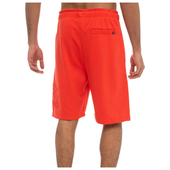 Be Nation Ανδρική βερμούδα Essentials Terry Shorts With Embossed Logo Be Nation Ανδρική βερμούδα Essentials Terry Shorts With Embossed Logo